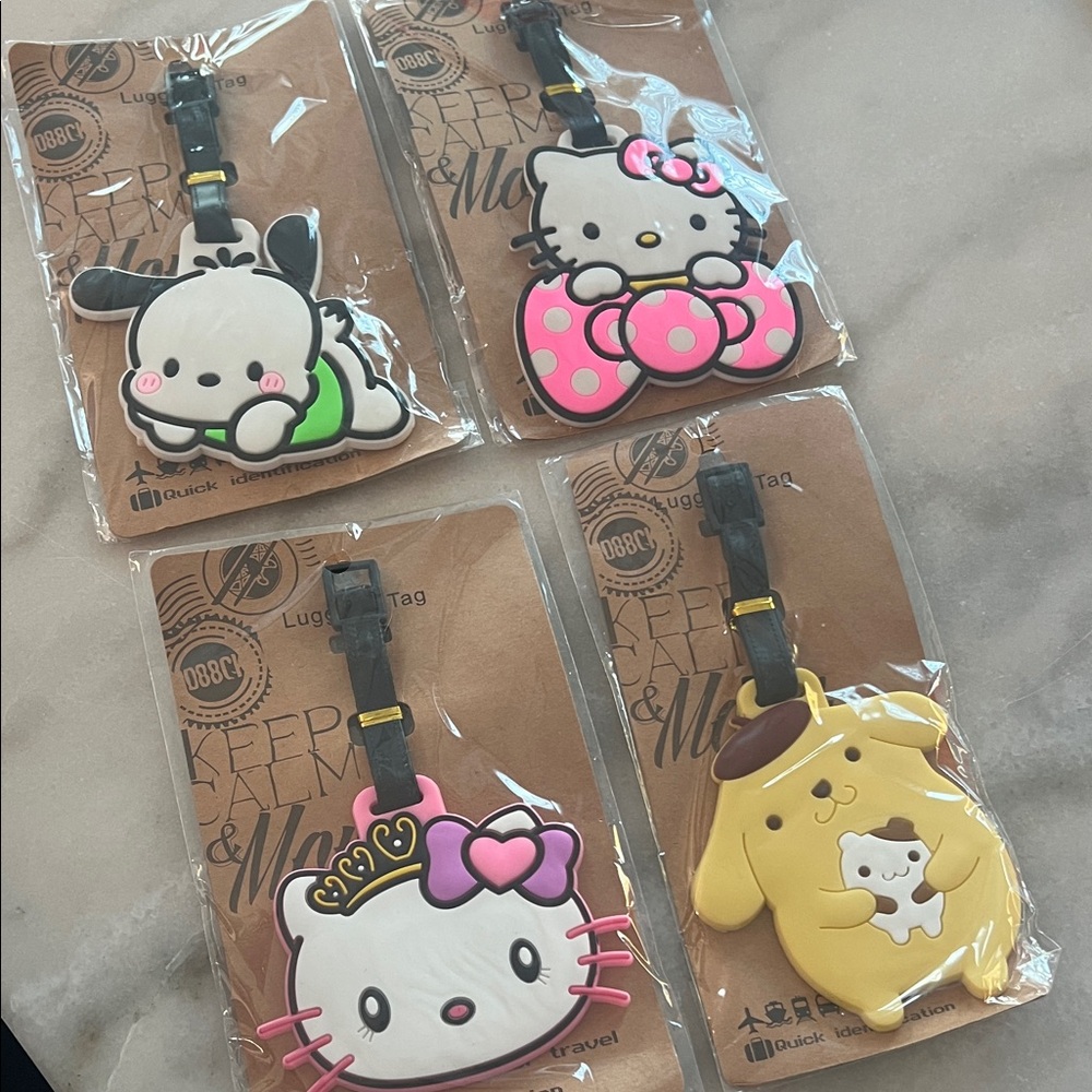 NWT Luggage Character Tags 4 different styles available see all pictures